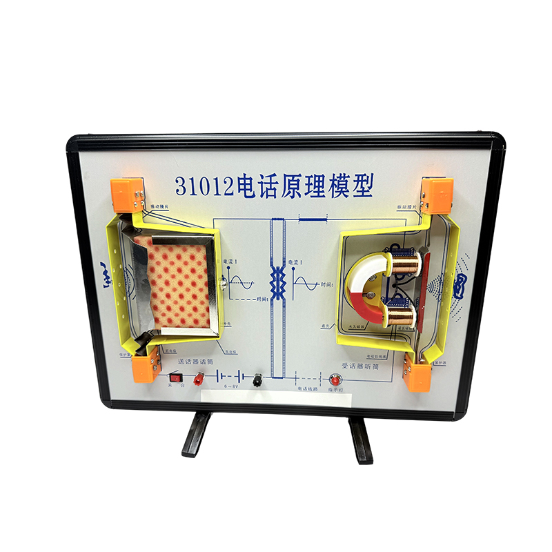 Демонстрация телефонного принципа/ физика лаборатории/ преподавательского инструмента