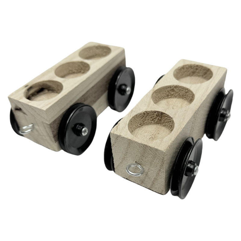 Физическая динамическая корзина для эксперимента (дерево)